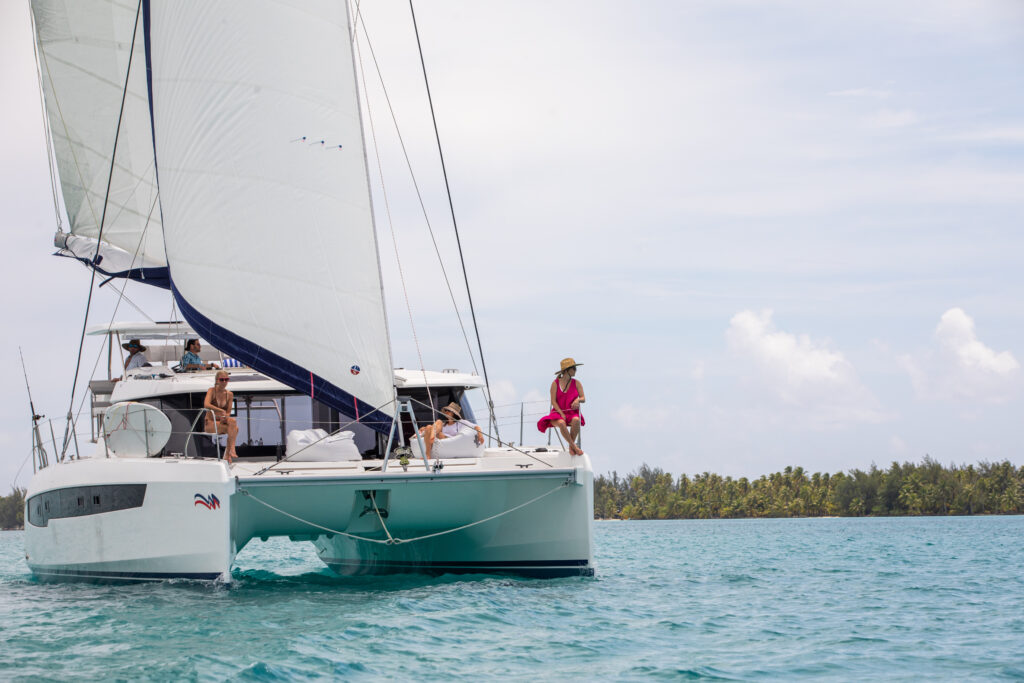 Moorings charter yacht