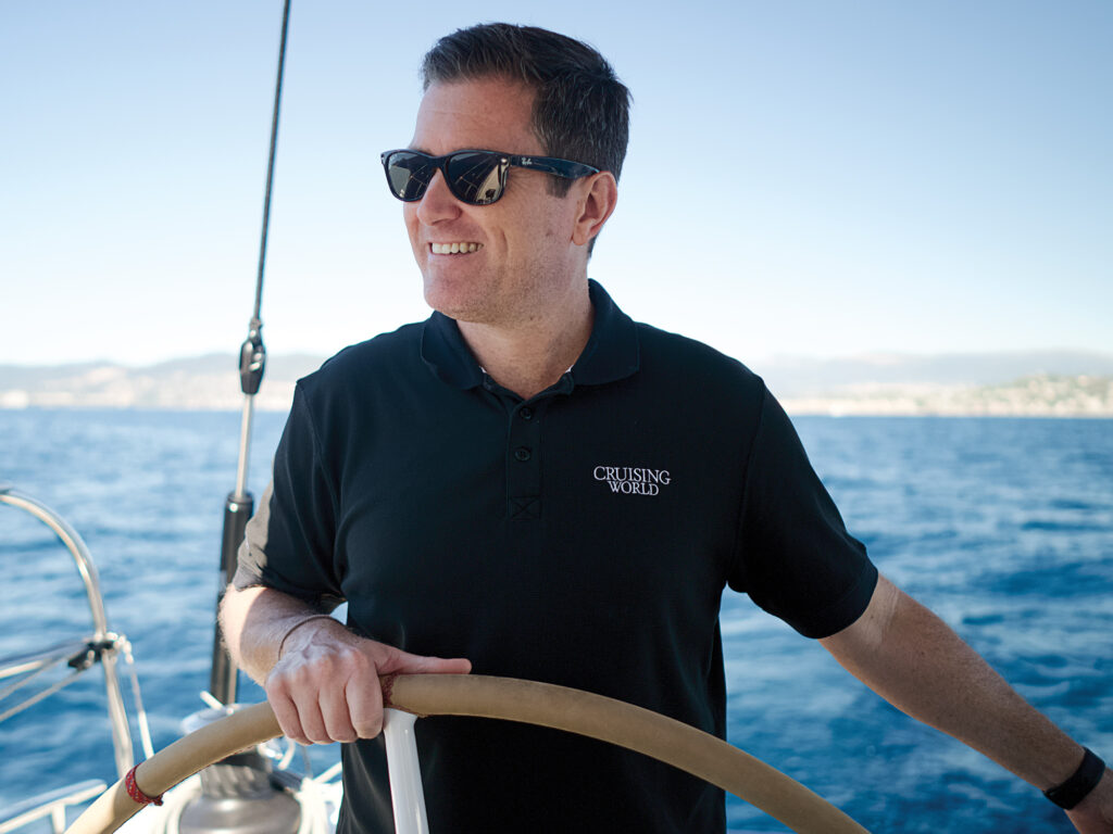 Andrew Parkinson at the helm