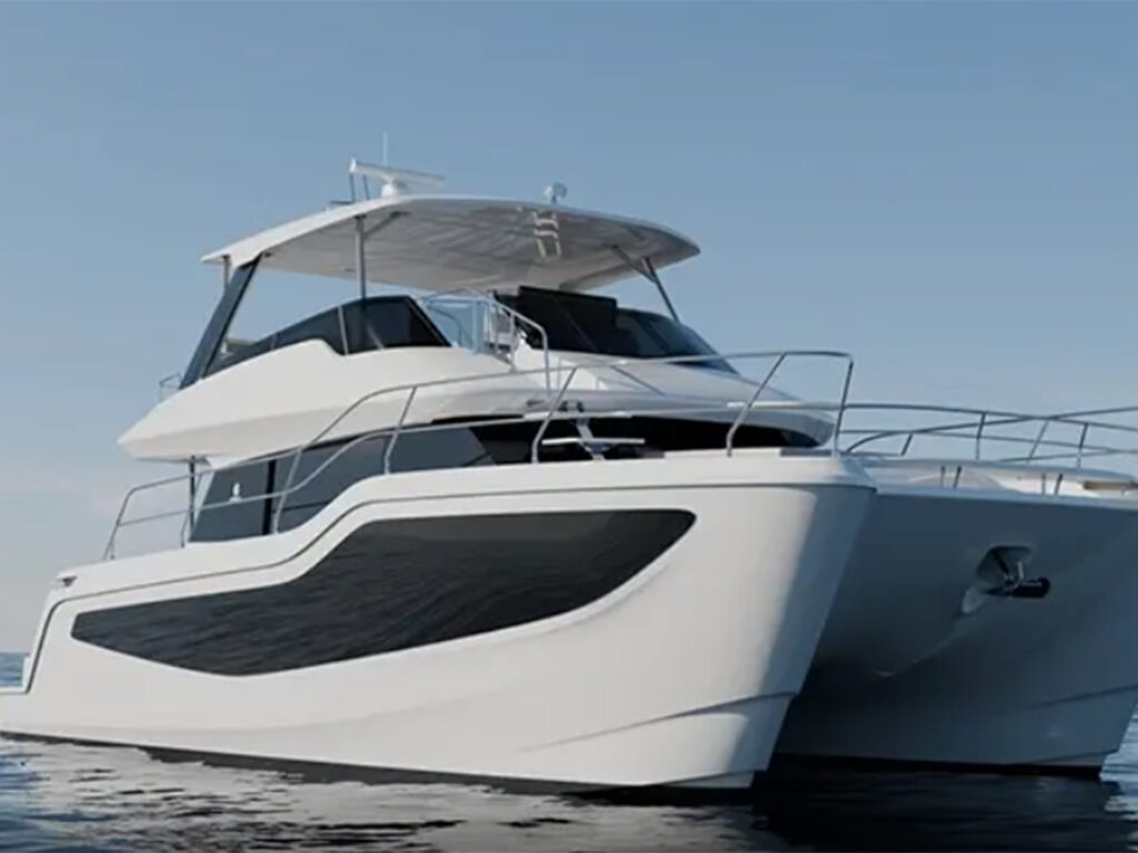 Aquila 46 Yacht on the water