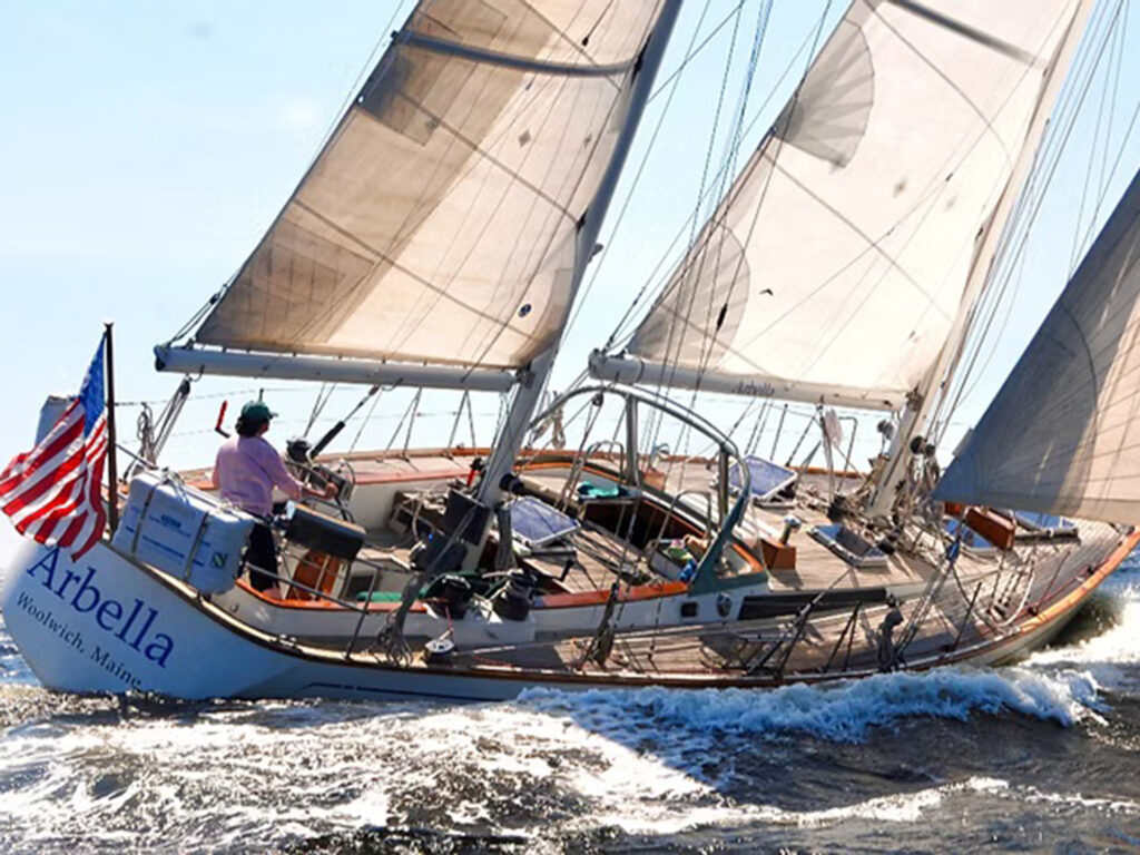 kye 51 ketch at sea