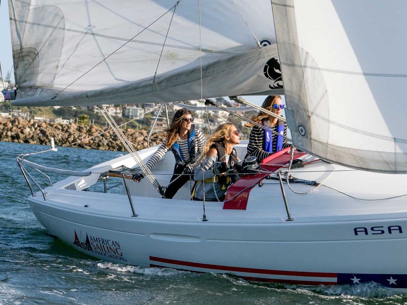 ASA chartering sailboat