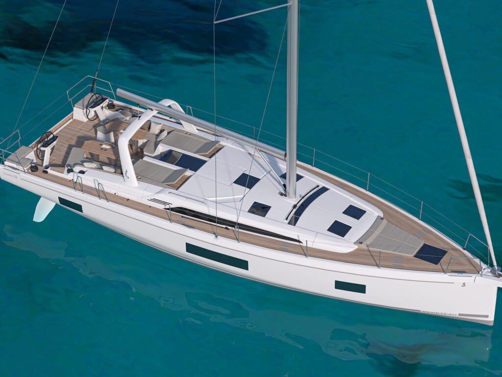 Oceanis 52 rendering