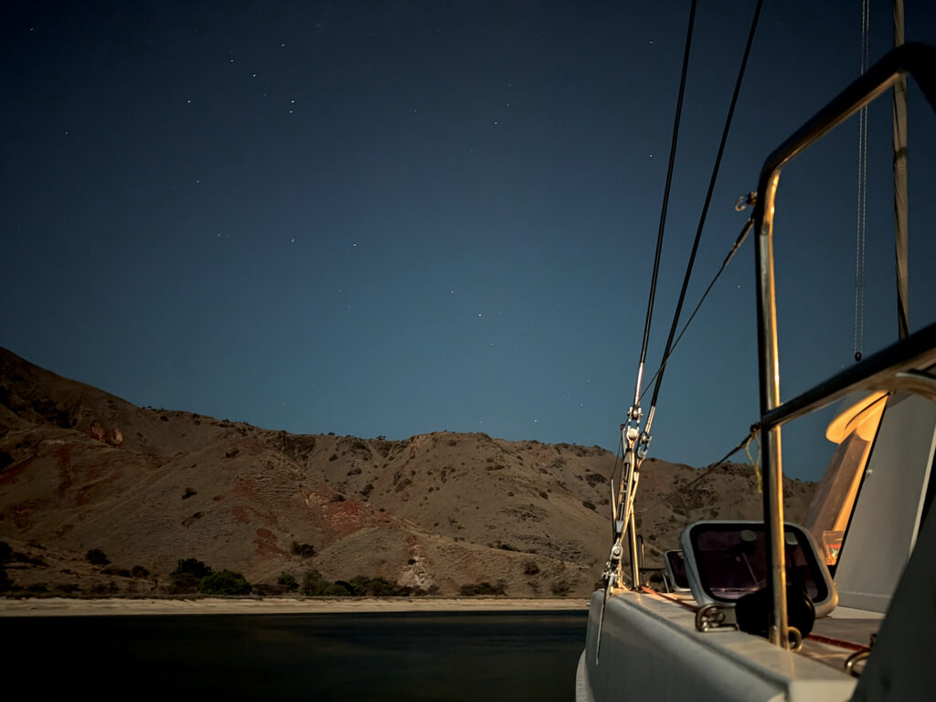 Night sky of Indonesia