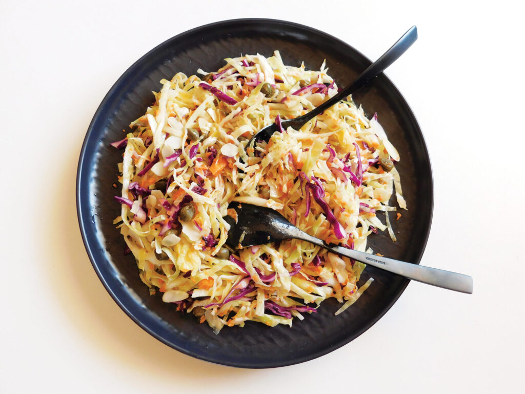 Offshore Cabbage Salad with Dressing