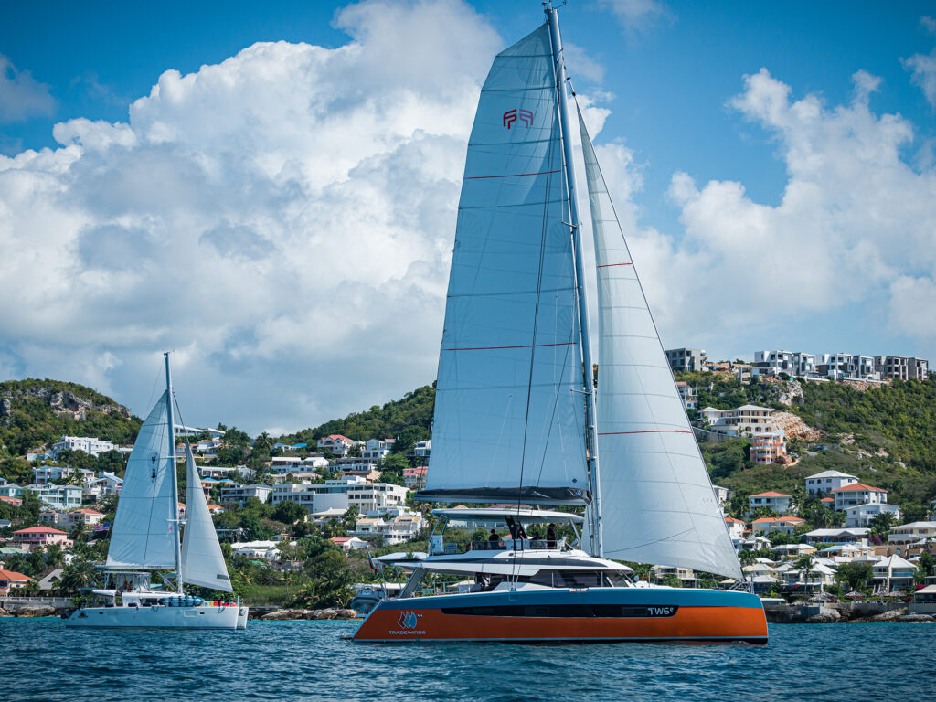 sailboats off the coast