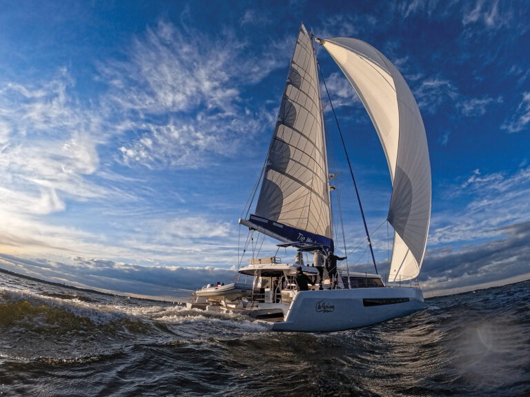 Neel 52 during the 2025 Boat of the Year sea trials