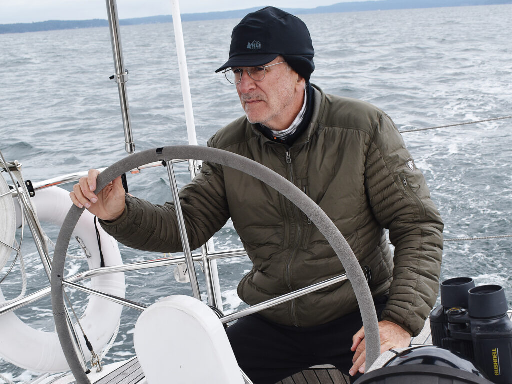 Dan Beringer in the cockpit