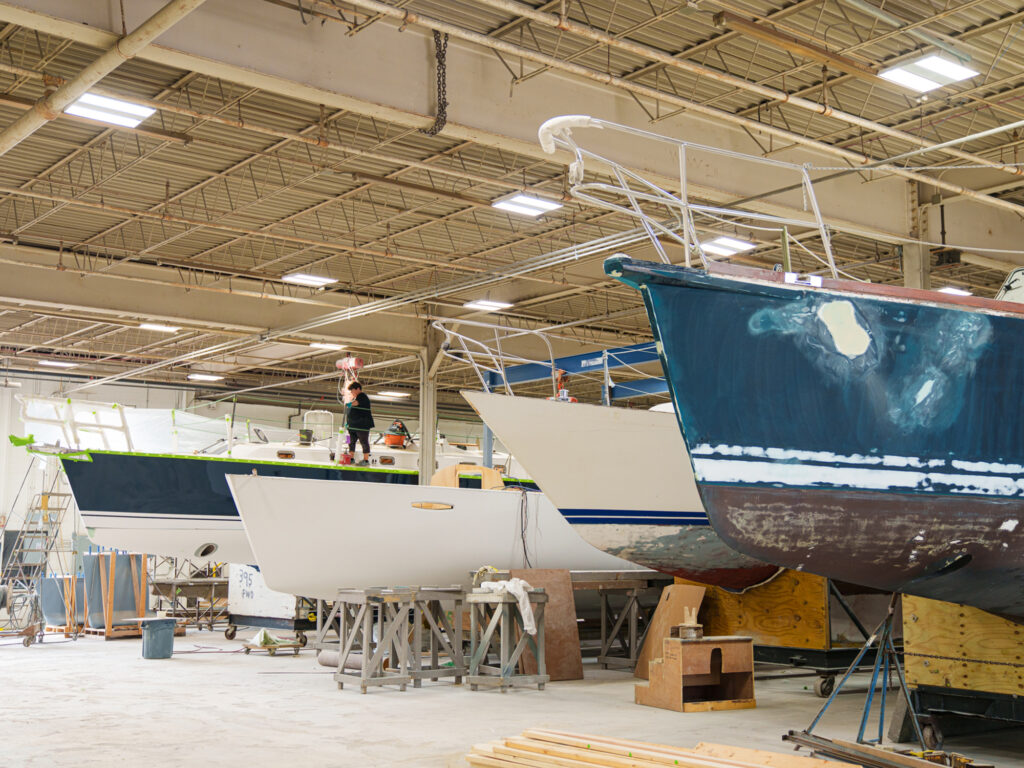 Tartan Yachts facility in Painesville