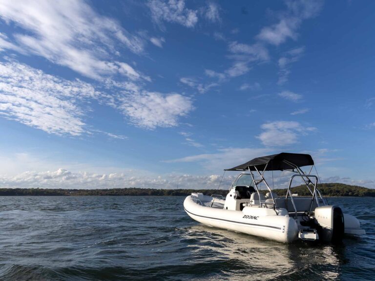 Medline 6.8 RIB on the water