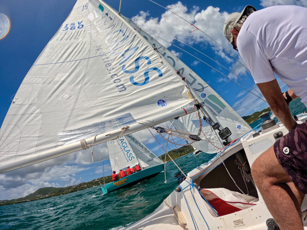 Herb McCormick on an IC24 during a race