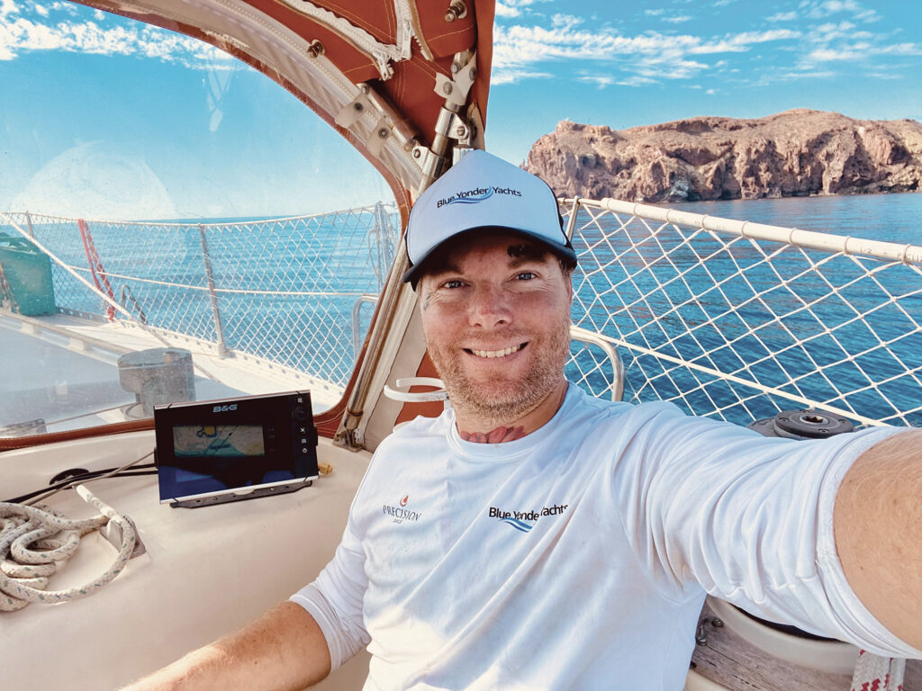 Yacht broker Josh Hannigan