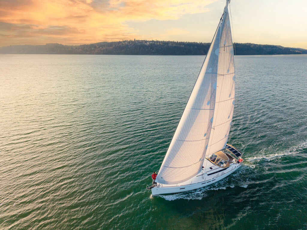 Sailboat on Puget Sound
