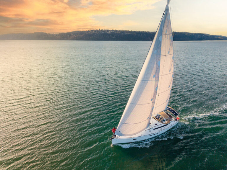 Sailboat on Puget Sound