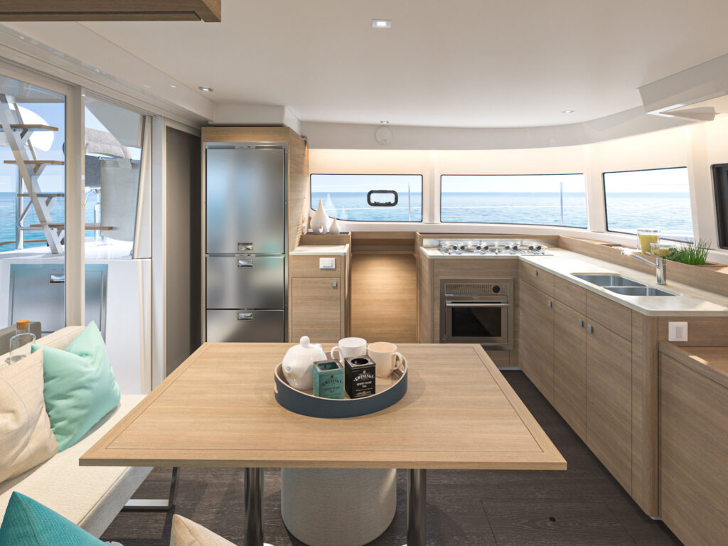 Lagoon 43 interior rendering