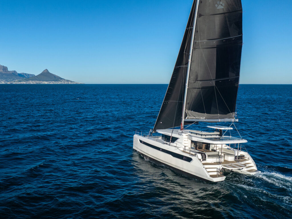 Leopard 52 on the water