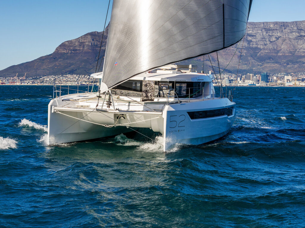 Leopard 52 on the water