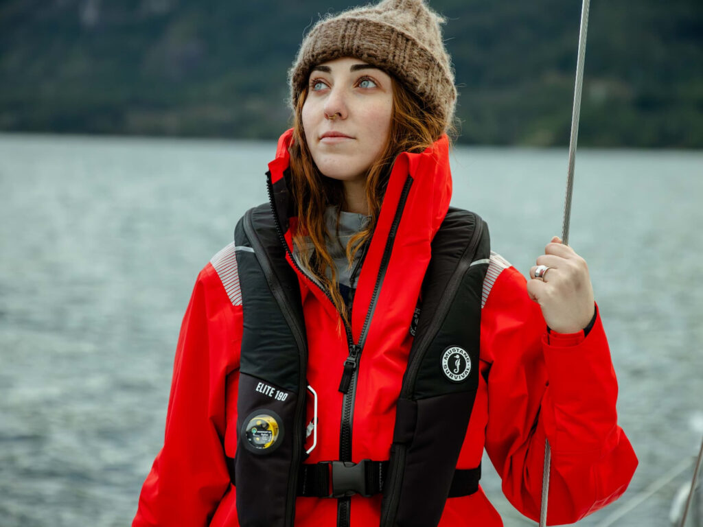 Sailor wearing the PFD