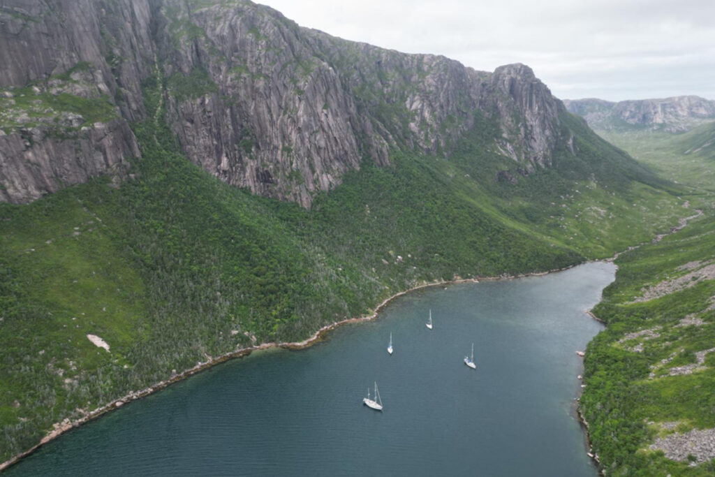 Sailing in Newfoundland
