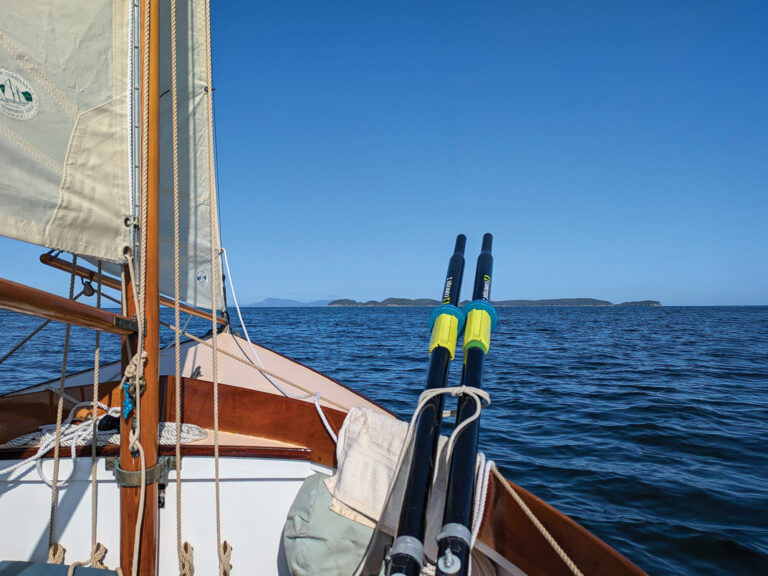Sailboat near Sucia Island