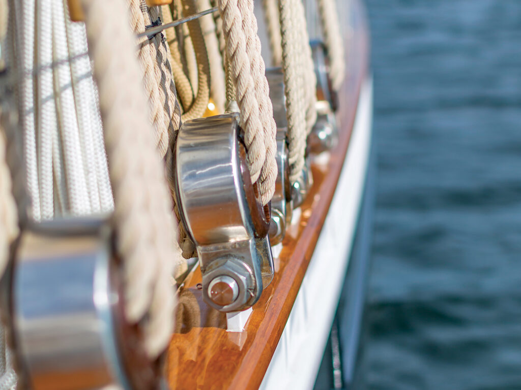 Sailing Yacht Columbia, classic Gloucester fishing schooner