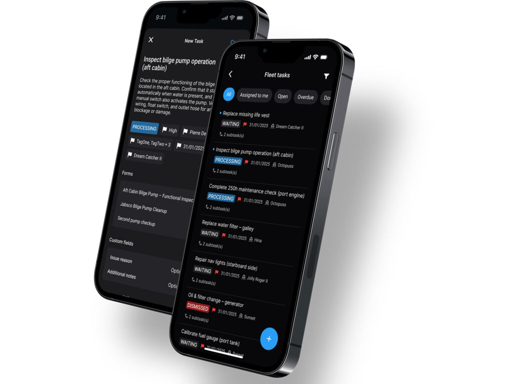 Team Tasks module app for cellphone