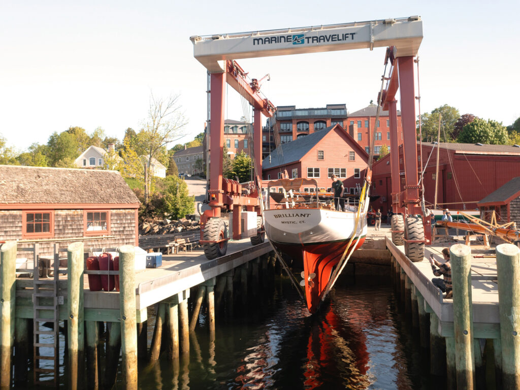 S&S schooner in Rockport, Maine