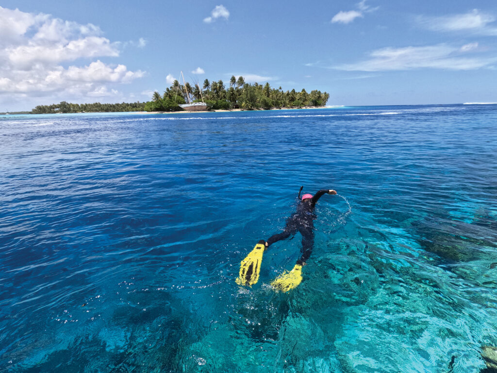 Snorkeling in the South Pacific