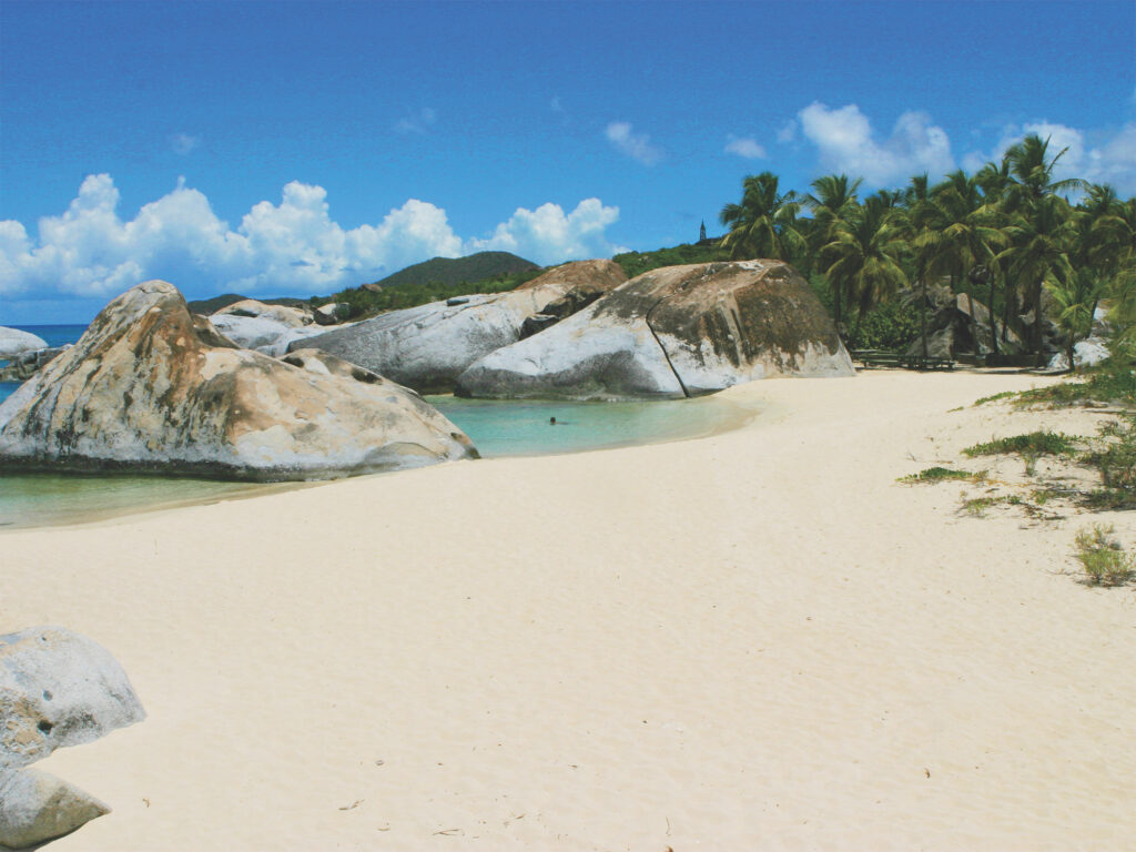 Beach at Spring Bay in The BVIs