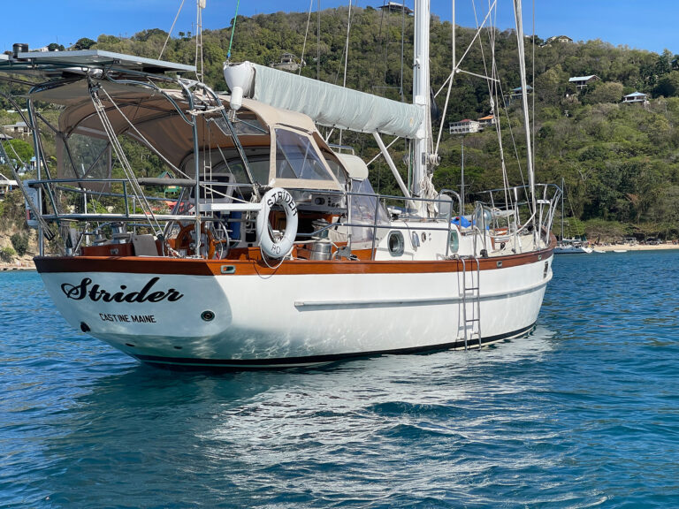 Strider sailboat in the Caribbean
