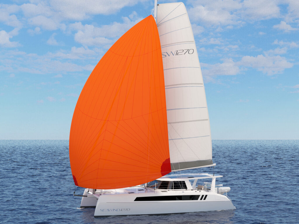 Seawind 1270 under sail