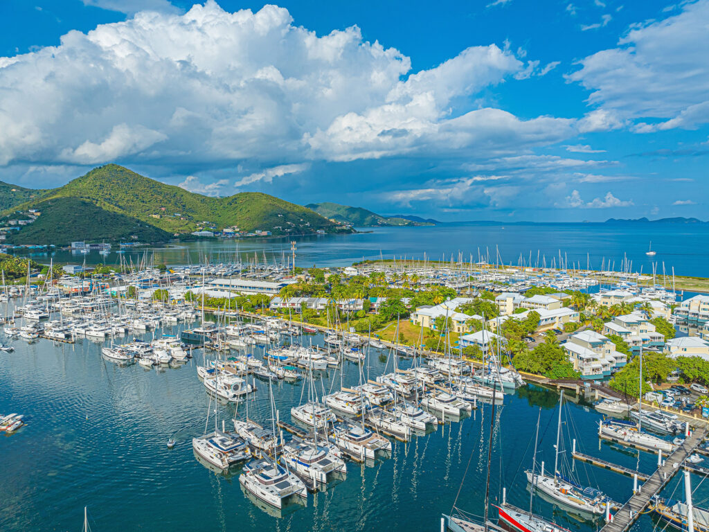 Marina in the Caribbean