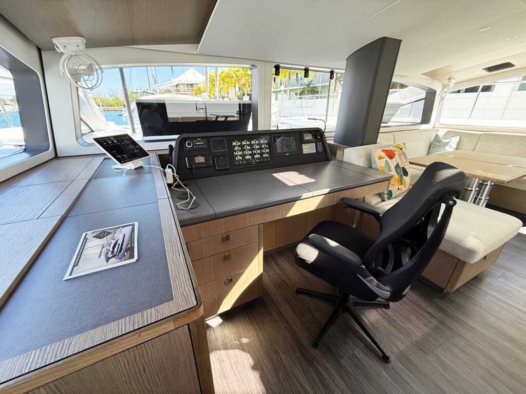 X 60 Solar Sail nav station